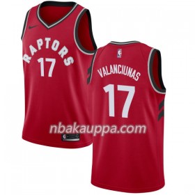 Toronto Raptors Jonas Valanciunas 17 Nike 2017-18 Punainen Pelipaidat Swingman - Miesten